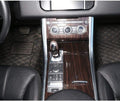 Red Ash Wood Grain ABS Plastic Center Console Cover Trim F64308