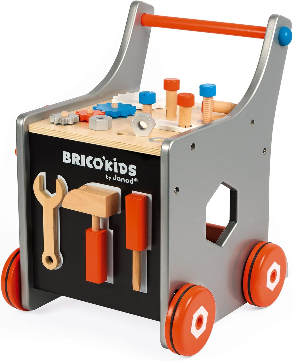 Magnetic Wood Tool Cart with 26 Accessories X130967