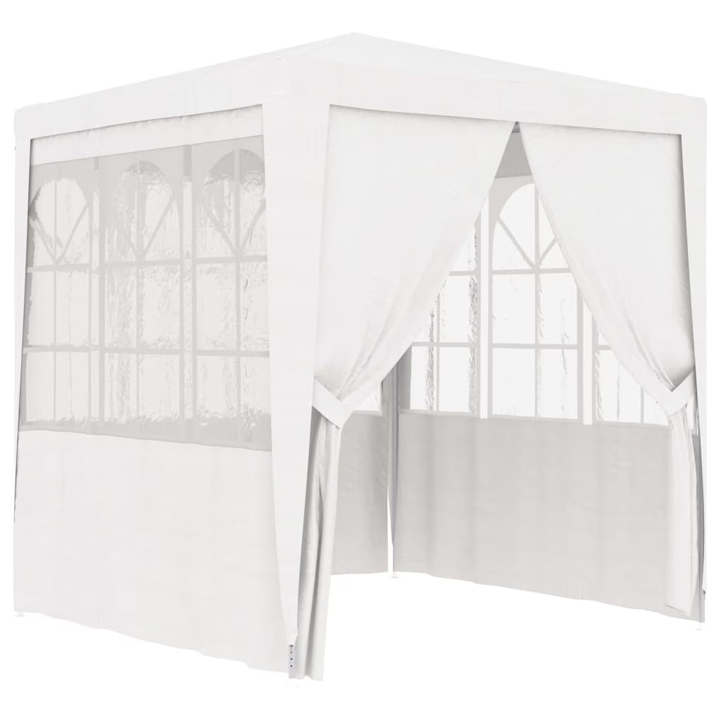 White Party Tent with Side Walls 8.2'x8.2' N337
