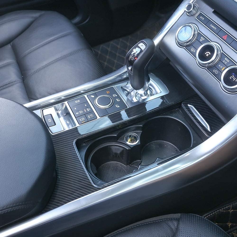 Red Ash Wood Grain ABS Plastic Center Console Cover Trim F64308