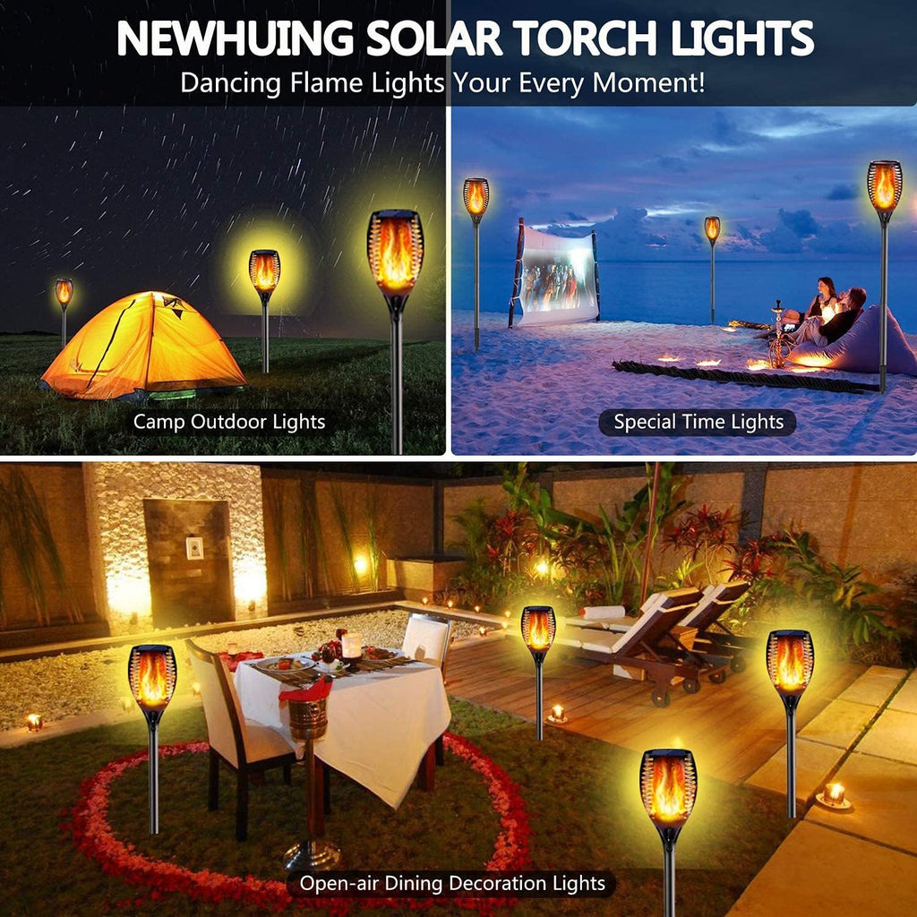 43 inch 96 LED Solar Torch Lights Z1346