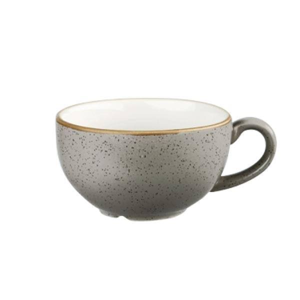 8 oz Cappuccino Cup Peppercorn Grey V26776