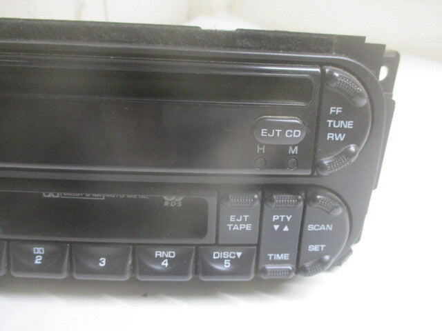 Pre-Owned Dodge Ram 1500 Caravan Single Disc CD Cassette Tape Player Radio S4396