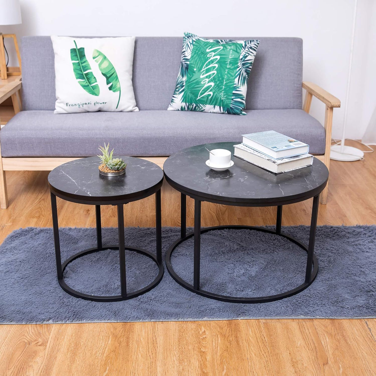 Black End Table Set of 1 F8753