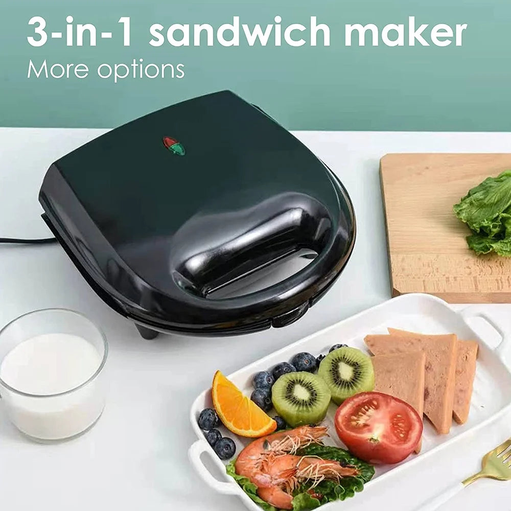 Stainless Steel Electric Baking Pan Sandwich Waffle Maker M210