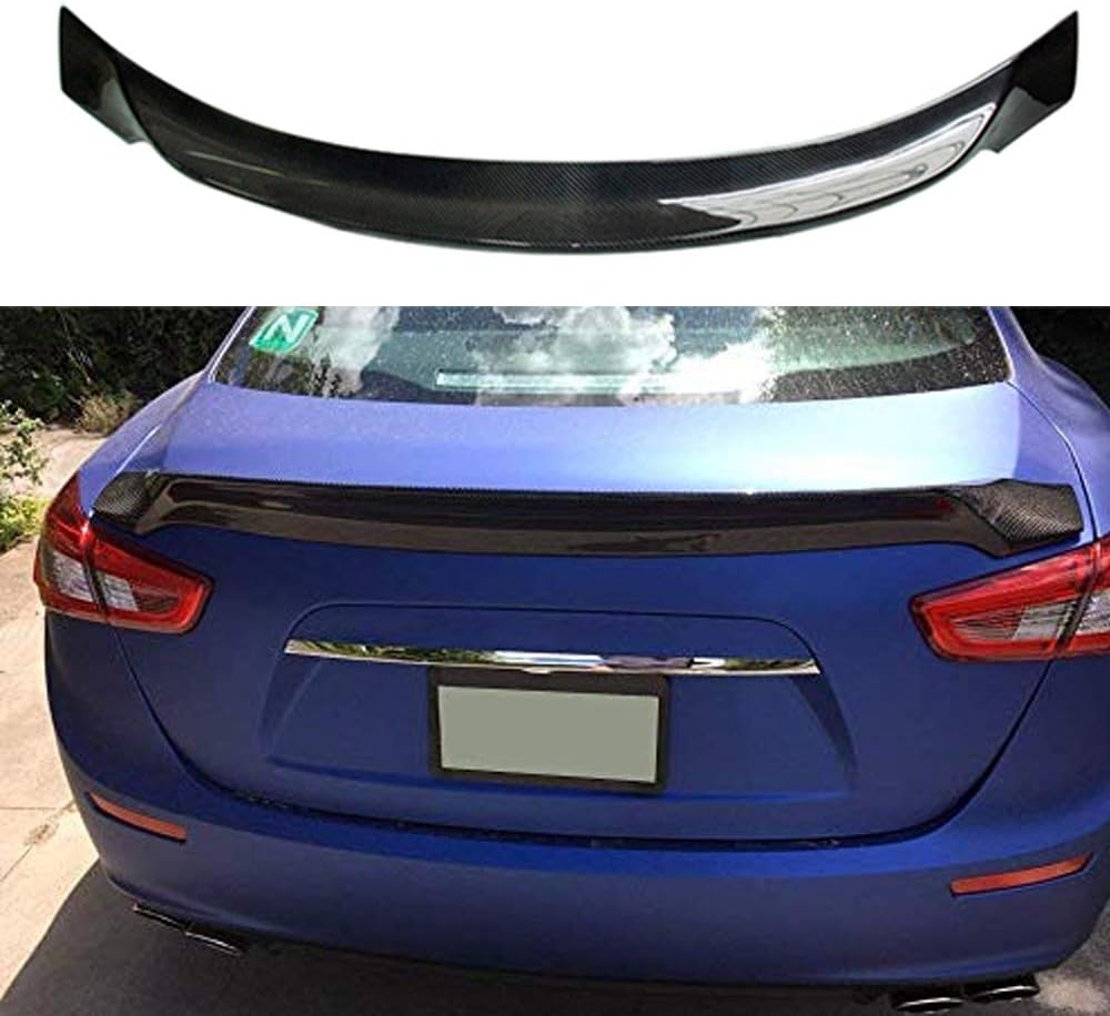 Carbon Fiber Rear Spoiler Trunk Lid Lip Wing E53742