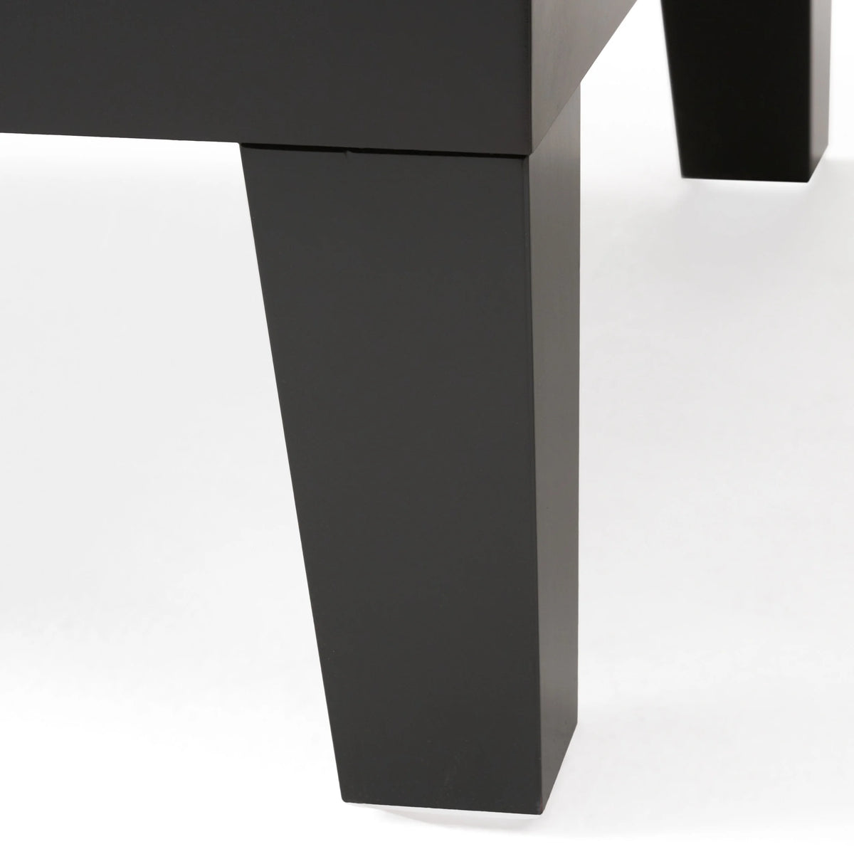 Dark Espresso Bonded Leather Storage Ottoman W310