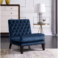 Tufted Velvet Slipper Accent Chair P90956