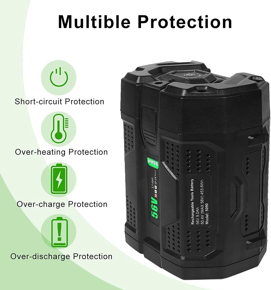 56V 9.0Ah Lithium Battery with Power Indicator B15999