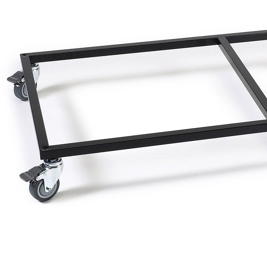 Black Modular Pet Cage Base with Wheels S830