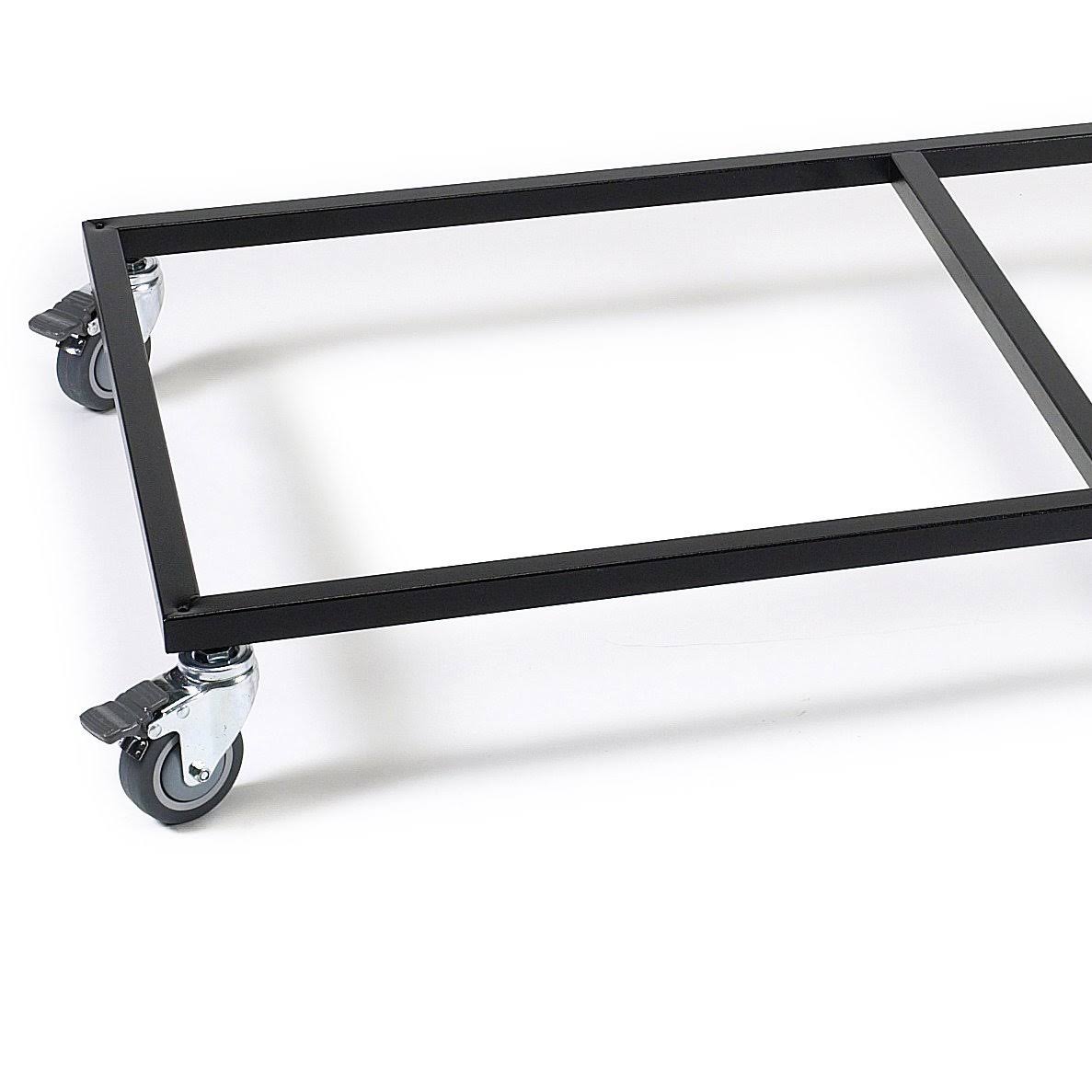 Black Modular Pet Cage Base with Wheels S830