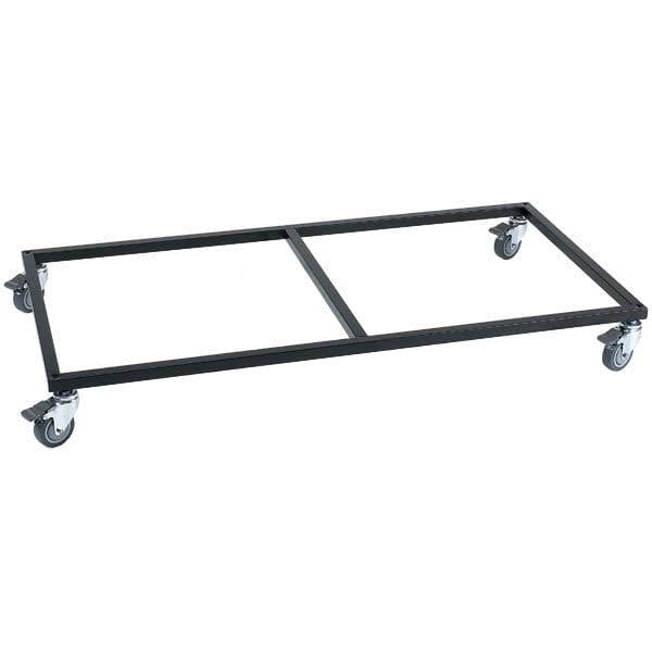 Black Modular Pet Cage Base with Wheels S830