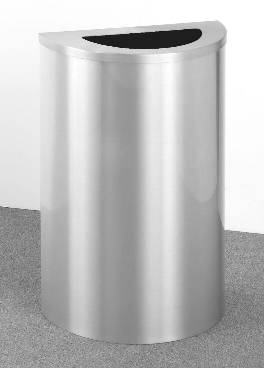 Half Round Trash Can 16 Gallon K4241