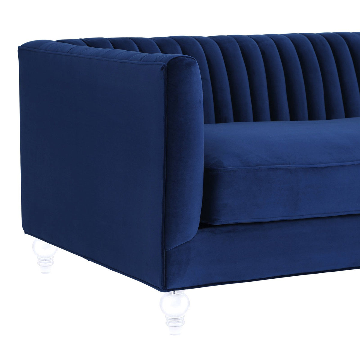 Blue Velvet Sofa I443