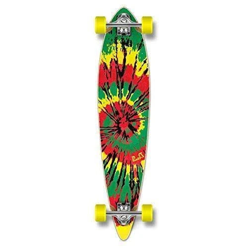 Tiedye Pintail Longboard Complete Z9543