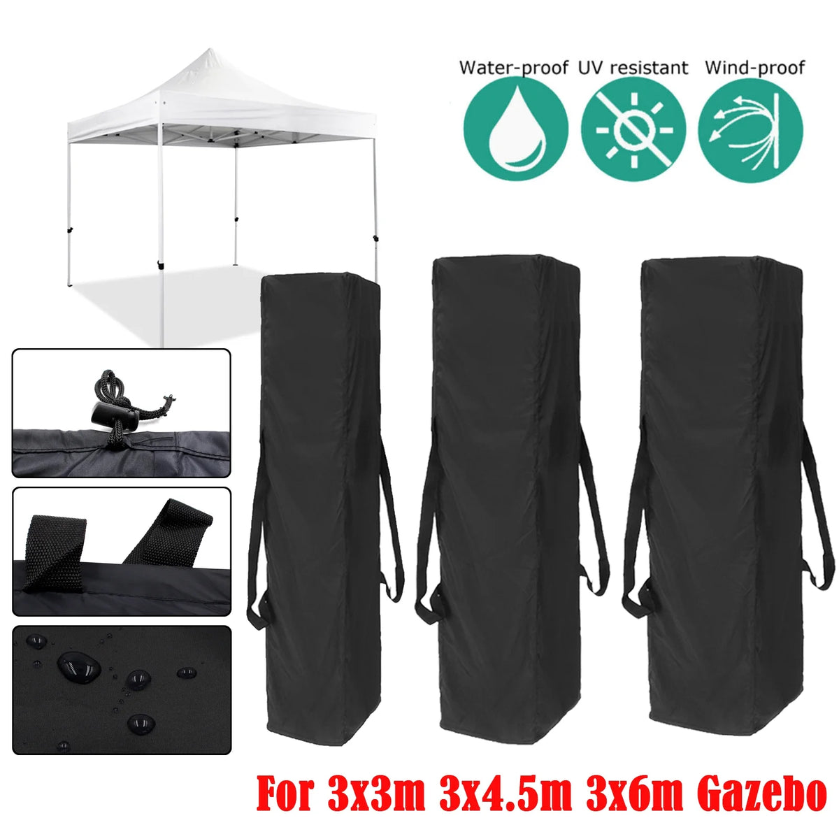 Waterproof Polyester Gazebo Carry Bag With 2 Side Handles S5125