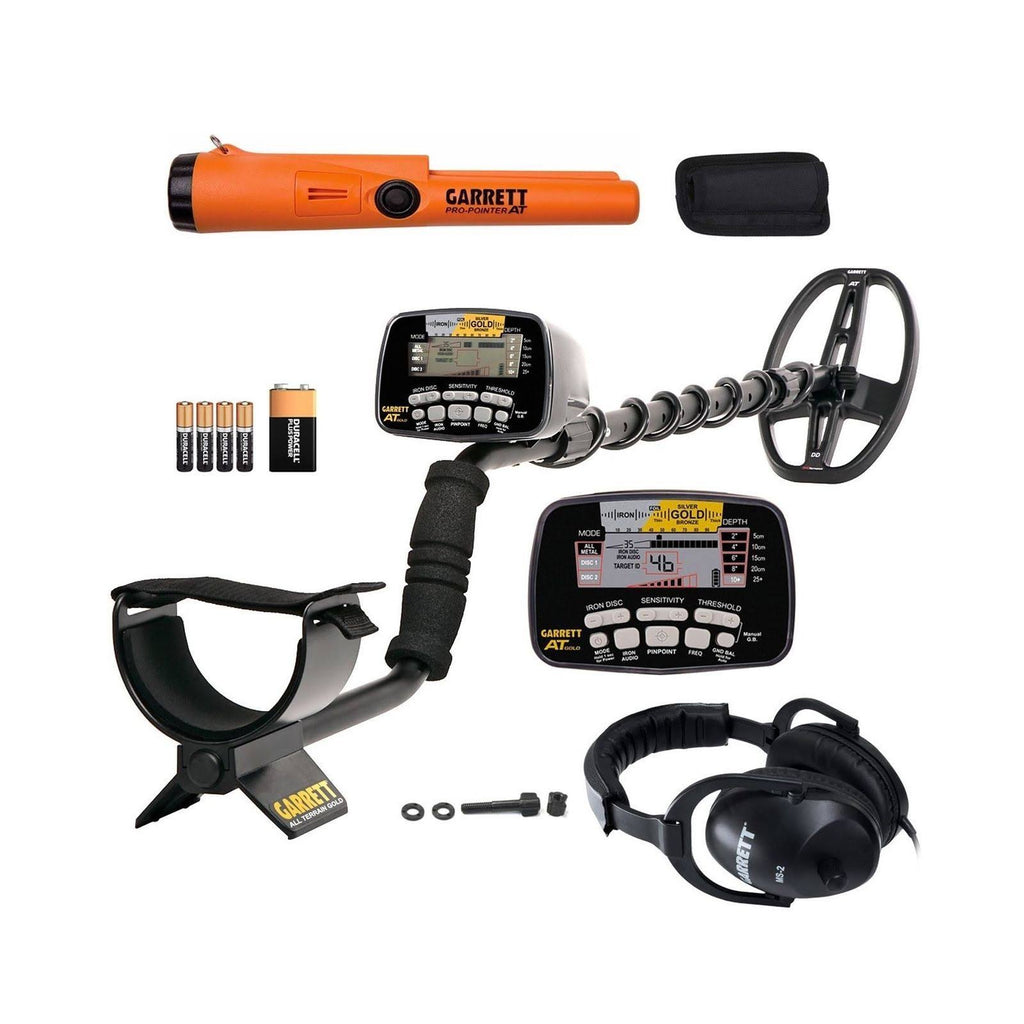 Waterproof Metal Detector with Headphones and Pinpointer C249