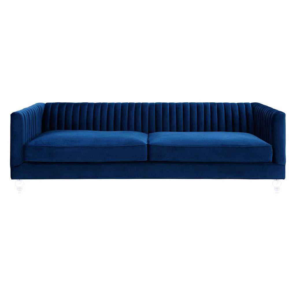 Blue Velvet Sofa I443