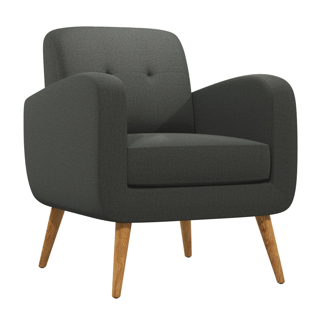 Charcoal Linen Armchair X673