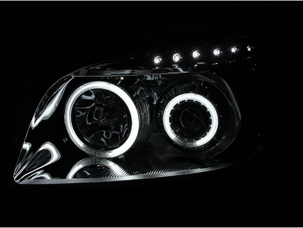 Projector Headlights with Halo Black Z36186