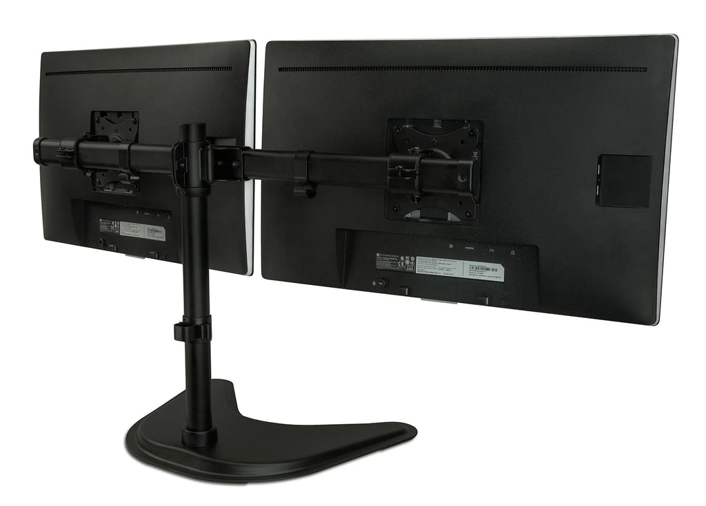 Free Standing Dual Monitor Stand for Two 19-27 Inch Computer Screens Q119611