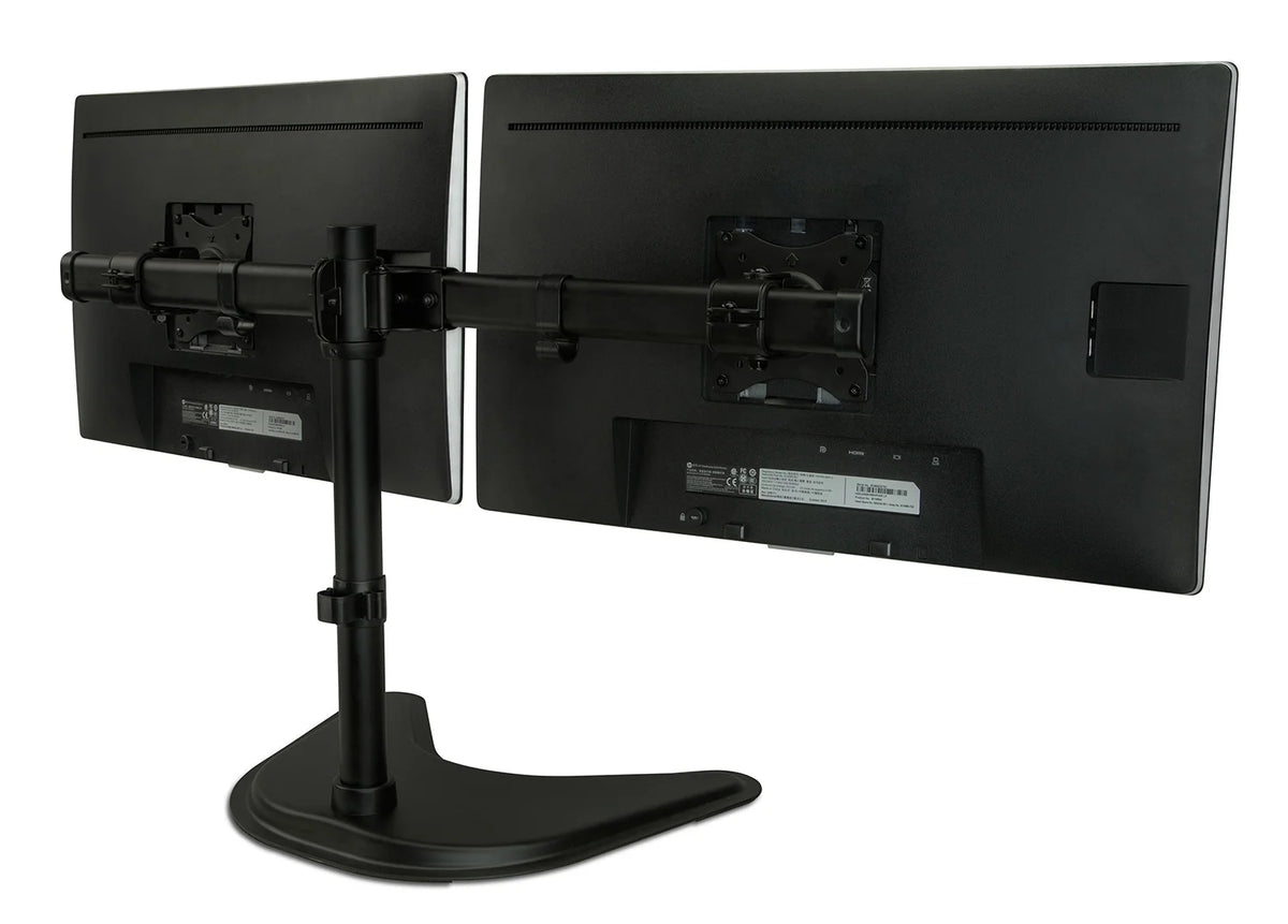 Free Standing Dual Monitor Stand for Two 19-27 Inch Computer Screens Q119611