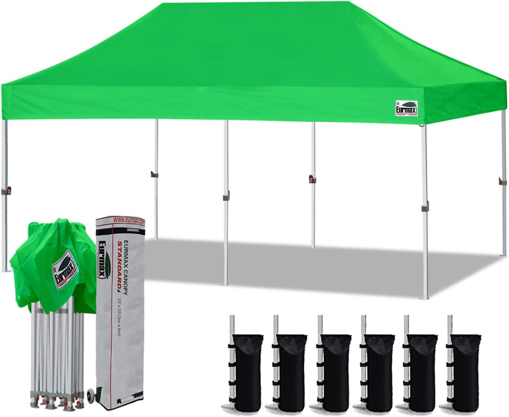 8'x12' Commercial Instant Canopy Tent with Heavy Duty Roller Bag Q702751