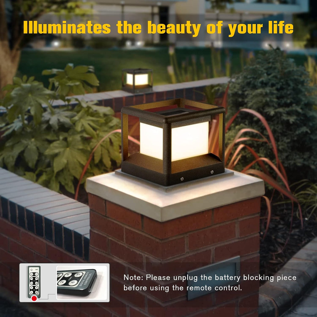 Solar Post Cap Light 3000K IP65 Waterproof S417237