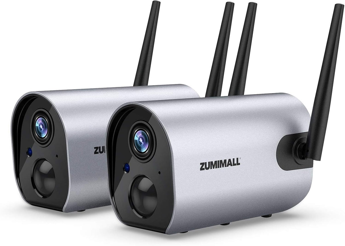 Outdoor Security Camera Wireless WiFi Rechargeable Battery Powered Night Vision Waterproof T5784