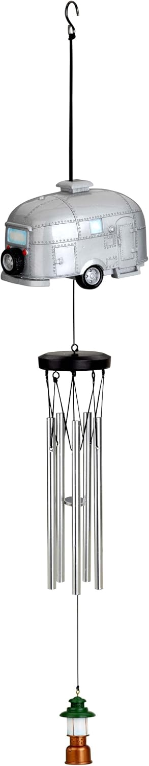 Silver & Grey Aluminum Wind Chime T2245