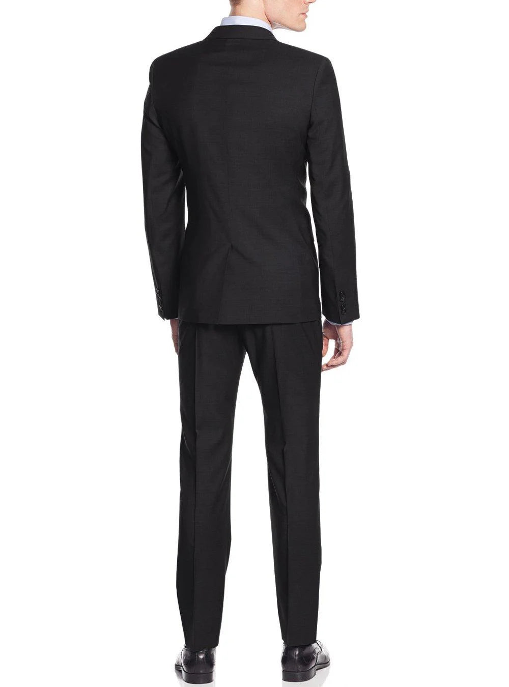 Black Two Button Men's Suit Jacket L7892