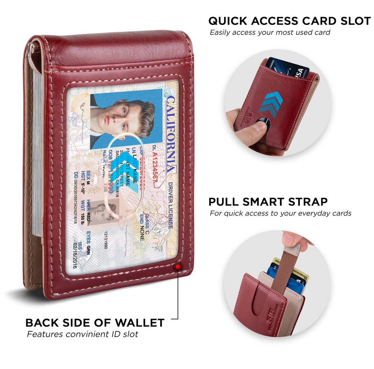 Slim Wallet RFID Blocking Card Holder L94528