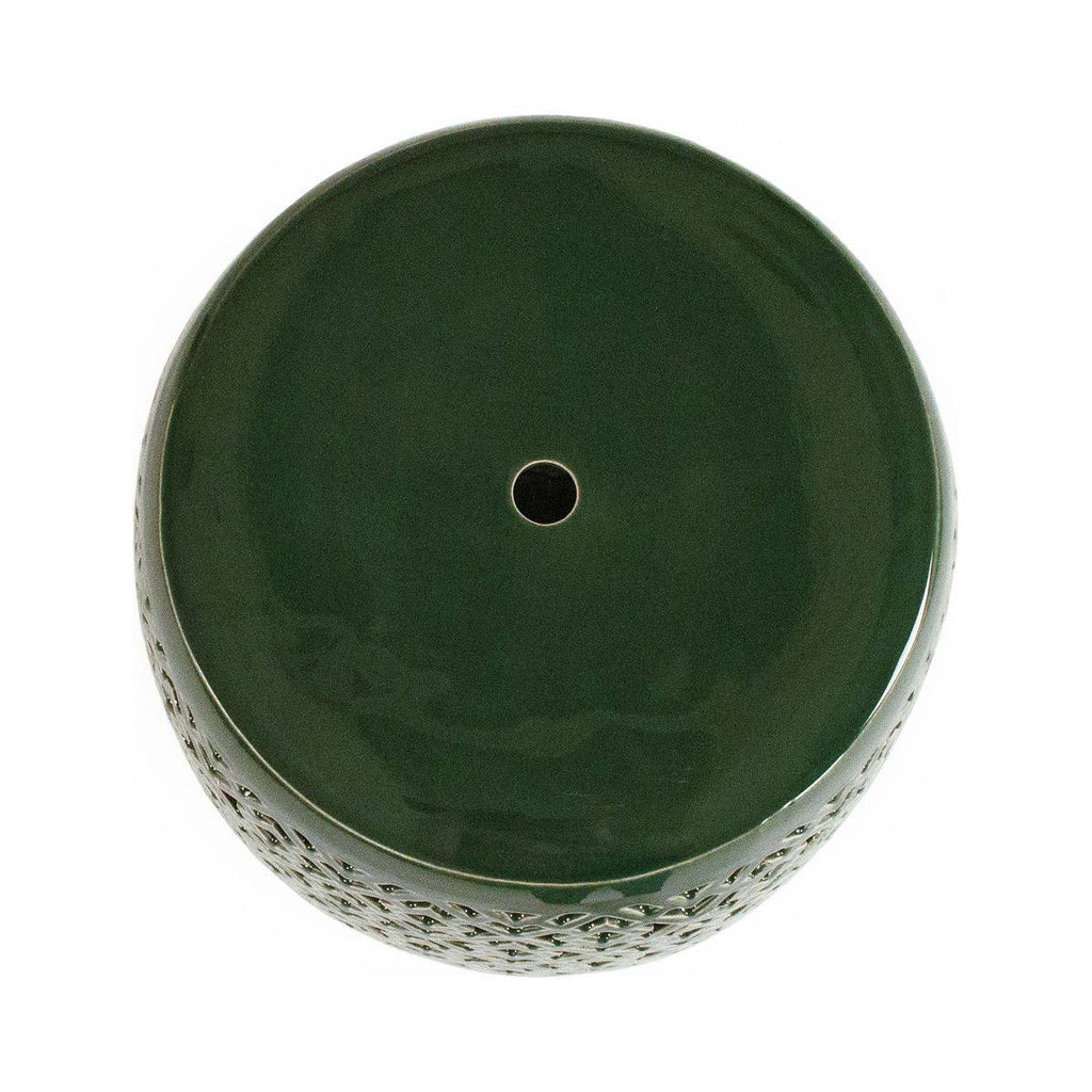 Teal Garden Stool F581003