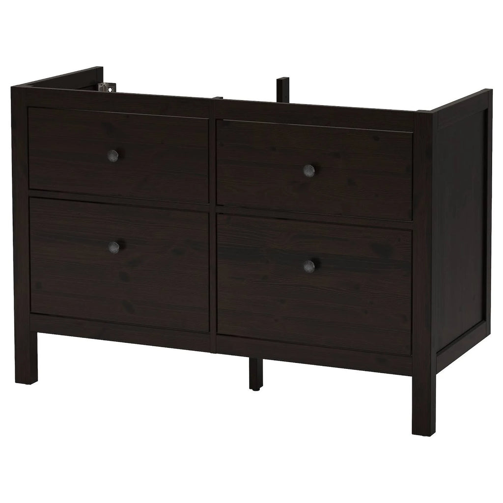 Black-Brown 4 Drawer Sink Cabinet L3928