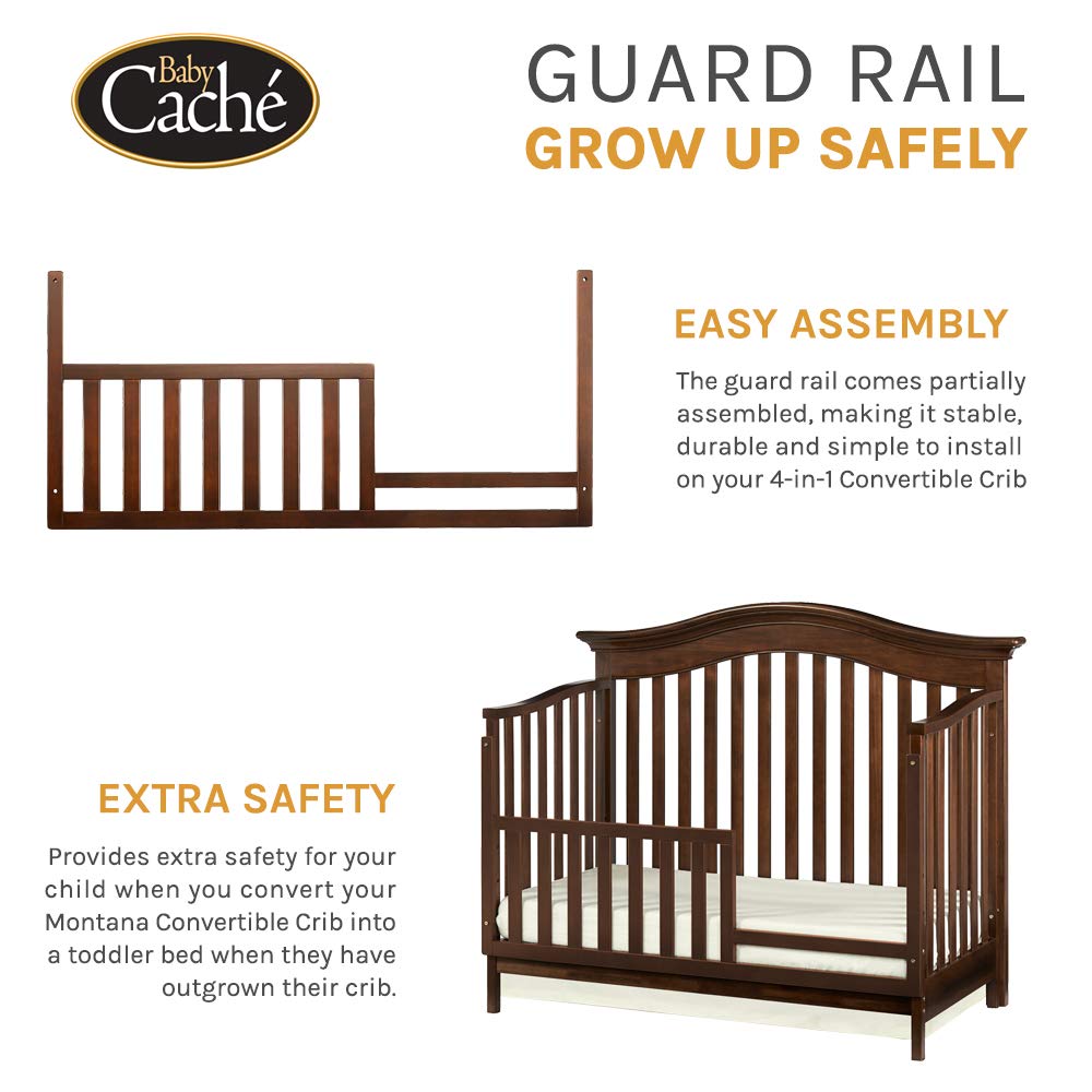 Espresso Toddler Bed Guard Rail N797