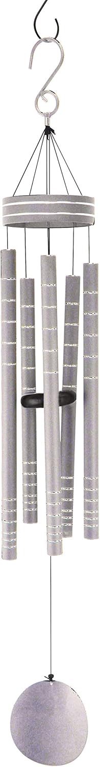 Silver & Grey Aluminum Wind Chime T2245