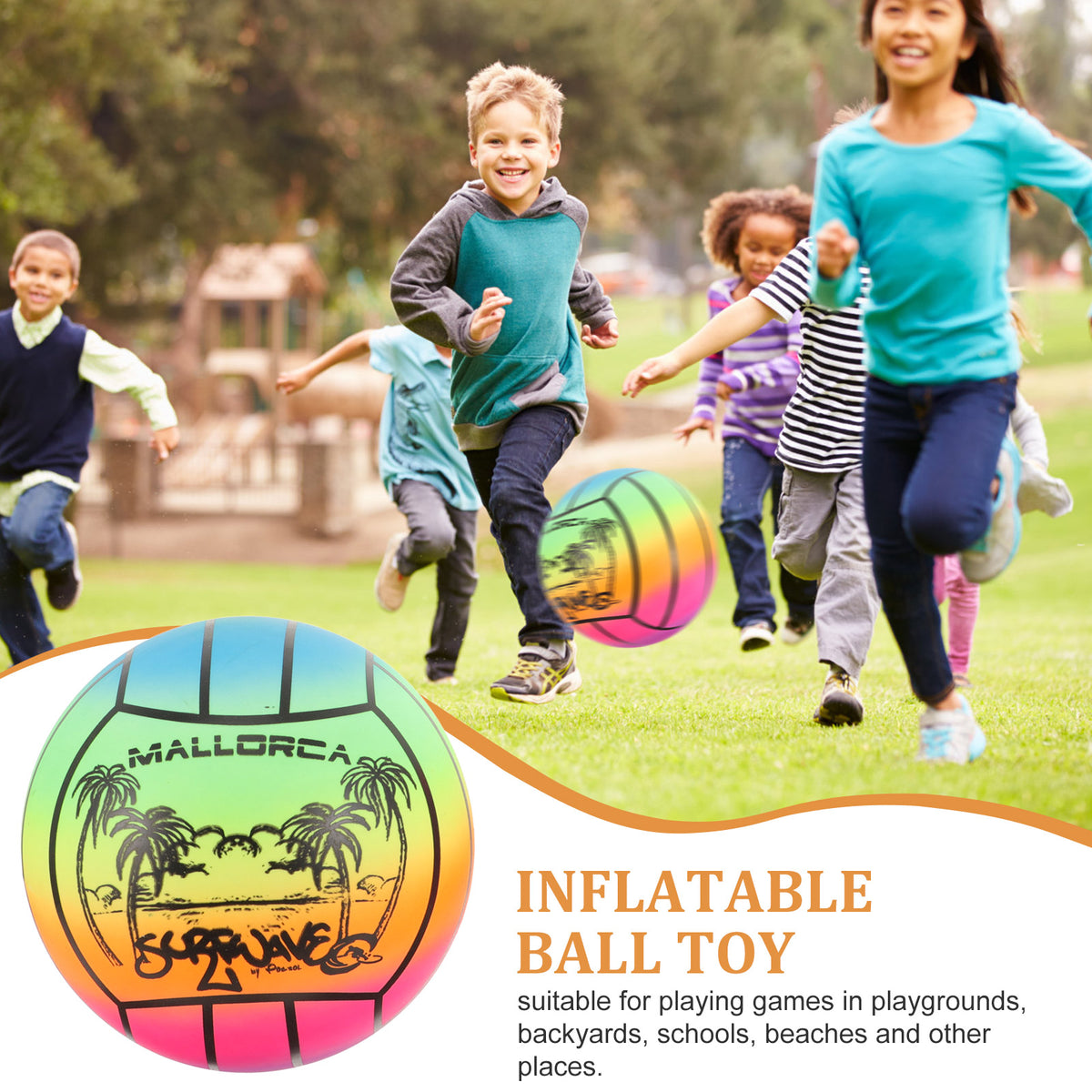 Inflatable Rubber Football V60543
