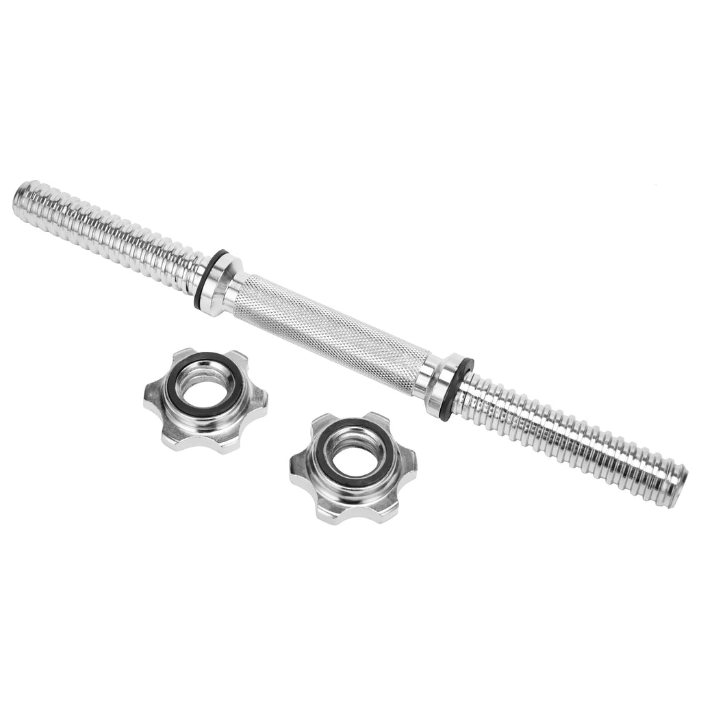 Chrome Dumbbell Bar with Spinlock Collars T8758