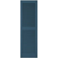 Classic Blue Open Louver Shutters W626
