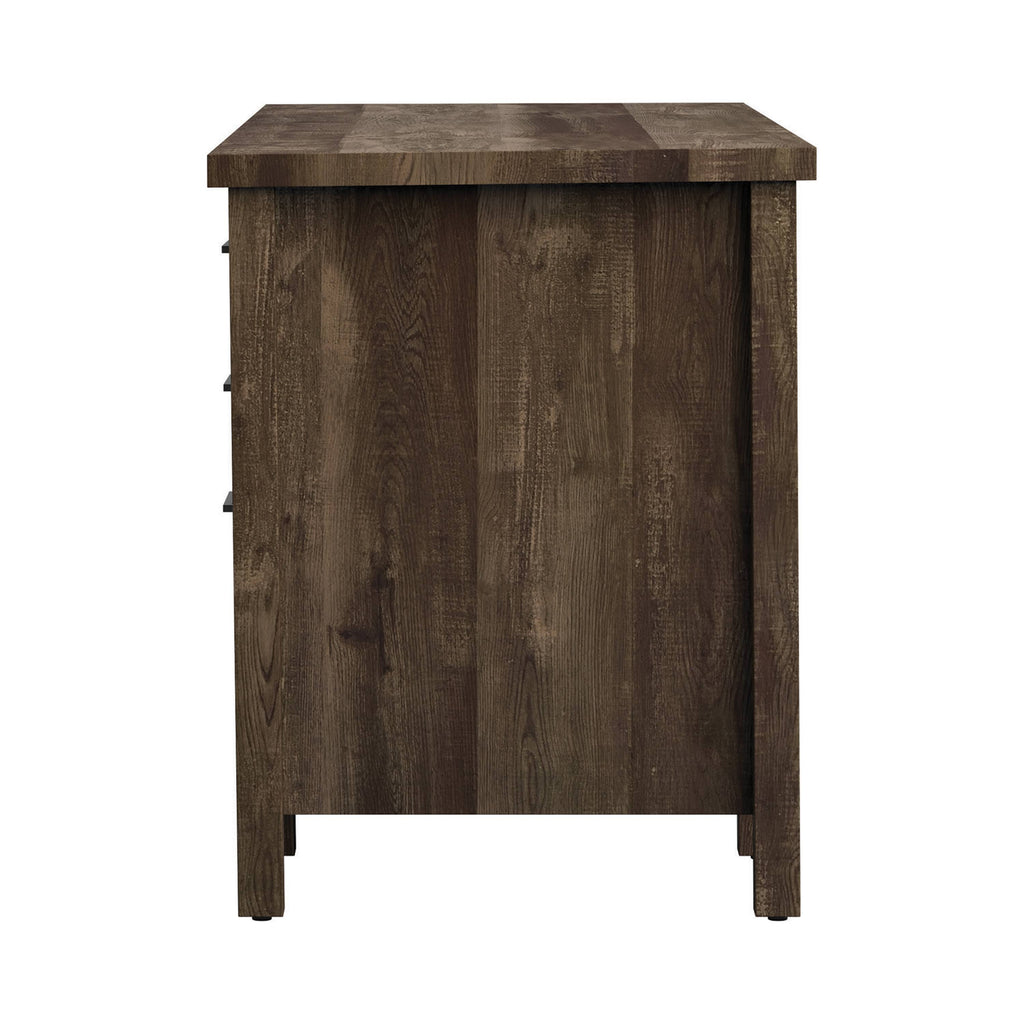 Rustic Oak Bookcase V30858